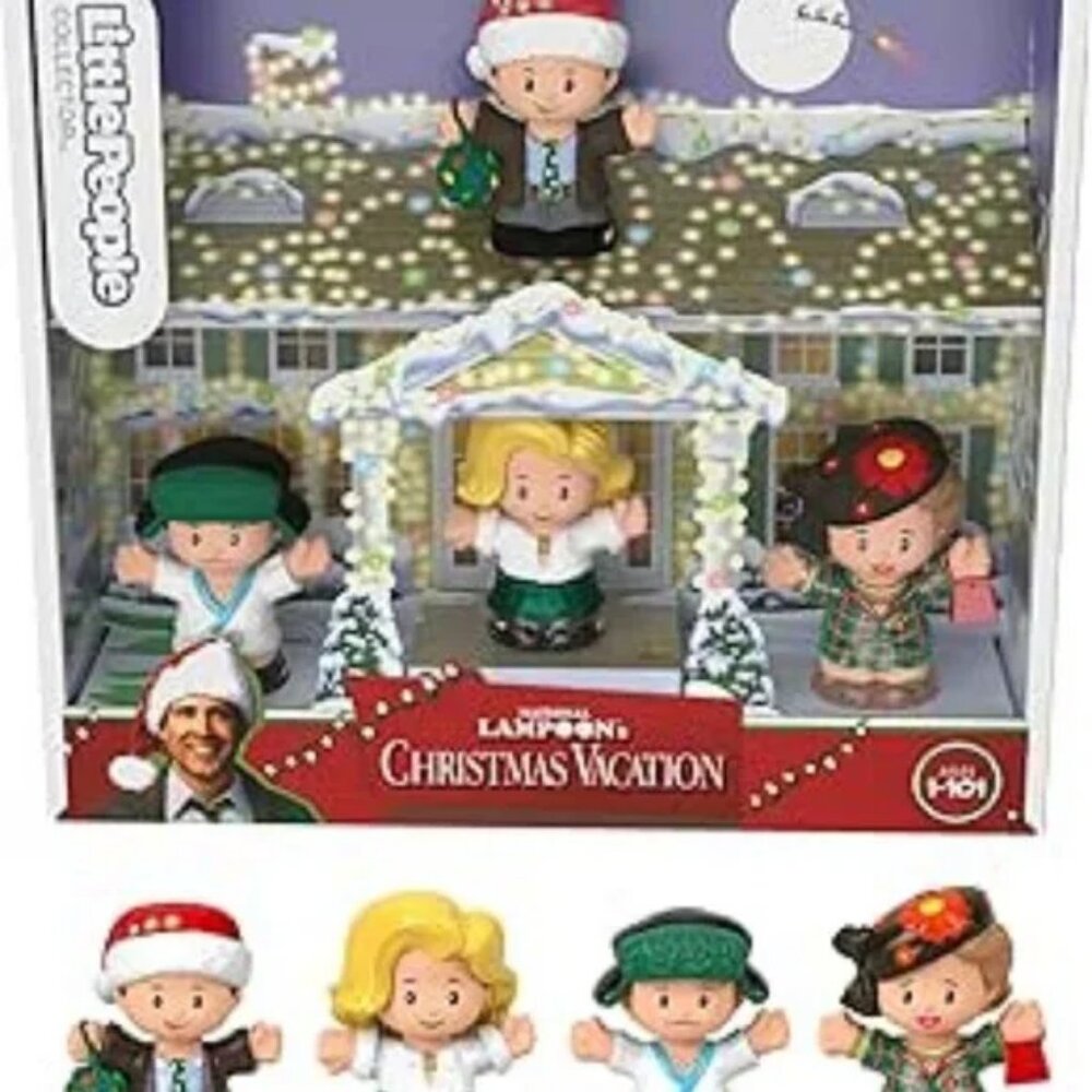 Little people Christmas Lampoons vacations set NEW fisher price toy figures